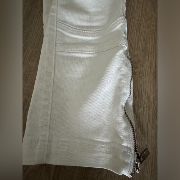 Vintage Designer Karen Millen denim cropped jeans pants zipper ankles is 6 4 - Picture 2 of 7